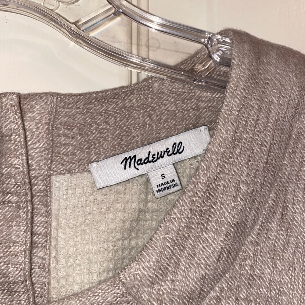 Madewell Waffle Button-Back Top - image 6